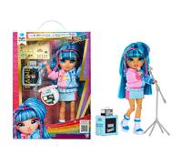 Rainbow High Junior High Rock Band - Skyler, Blue - 23cm Fashion Doll with a Mic