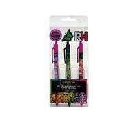Rainbow High - Pack 3 Bolígrafos con Topper, Infantiles, para Niños y Niñas, Multicolor (CyP Brands)