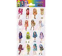 Rainbow High Pack de Pegatinas con purpurina 10x20 cm