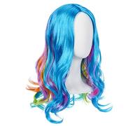 RAINBOW HIGH Peluca de 45.72 cm, Suave, con Pelo Muy Largo para Juegos de rol, Accesorios Glamorosos para Niñas, Color Arcoíris