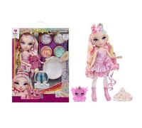 RAINBOW HIGH Rainbow Shimmers con Slime - Bella, Rosa - Muñeca de Moda de 28 cm, Viene con un Kit de Limo y una Llama de Mascota, Apto para Niños Mayores de 4 Años