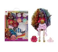 RAINBOW HIGH Rainbow Shimmers with Slime - Iris - Muñeca de Moda de 28 cm, Viene con un Kit de Limo y un Camaleón Mascota, Apto para Niños Mayores de 4 Años