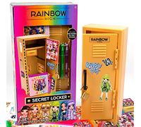 Rainbow High Secret Locker - Set de papelería, Incluye Bloc de Notas, bolígrafos de Gel y Pegatinas, a Partir de 6 años