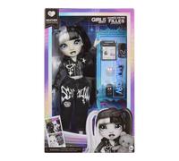 Rainbow high shadow high fashion doll girls' night - heather (black/wh