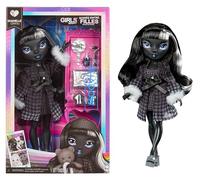 Rainbow High Shadow High Girl'S Night - Shanelle Onyx - Muñeca de Moda en Escala de Grises de 28 cm, Pelo y Outfit Negros con Accesorios y Peine - para Coleccionistas y Niños 6+ Años