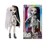 RAINBOW HIGH Shadow High Heather Grayson - Muñeca de Moda en Escala de Grises de 28 cm, Pelo y Atuendo en Blanco y Negro, Bolso con Estilo, Bonito Regalo para Niños de 4 a 10 Años
