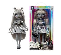 Rainbow High Muñeca Shadow High Luna Madison 28 cm Escala de grises Pelo y traje gris con bolso