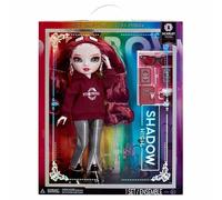 RAINBOW HIGH Shadow High Serie 3 - Scarlett - Muñeca de Moda Granate - Conjunto de Moda y más de 10 Coloridos Accesorios de Juego - Ideal para niños de 4 a 12 años y coleccionistas