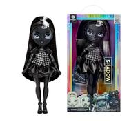 RAINBOW HIGH Shadow High Shanelle Onyx - Muñeca de Moda en Escala de Grises de 28 cm, Pelo y Traje Negros, Bolso con Estilo, Bonito Regalo para Niños de 4 a 10 años