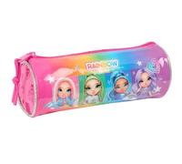 Rainbow High Shine - Estuche Redondo Escolar, Estuche Infantil, Estuche Niño, Ideal para Niños de 5 a 14 Años, Cómodo y Versátil, Calidad y Resistencia, 20x7 cm