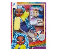 Rainbow High Sparkle and Shine - Marina (Azul) - Muñeca de Moda de 28 cm con Destellos Líquidos en Las Piernas, Agítalas para Verlas Brillar, Ideal para Niños y Niñas de 4 a 12 Años