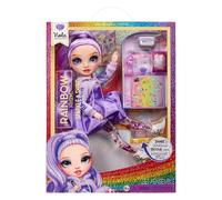 Rainbow High Sparkle and Shine - Viola (Purple) - 28 cm Fashion Doll with Liquid