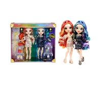Rainbow High Special Edition Twin (2-paquete) Laurel & Holly De'vious Fashion Dolls Multicolor Designer Metallic Outfits Regalo para nios y juguetes