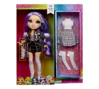 Rainbow High Style Icons Violet - 28cm Fashion Doll with Long Brushable Hair, Co