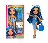 Rainbow High Swim & Style - Skyler (Blue) - 28 cm Doll with Shimmery Wrap to Sty