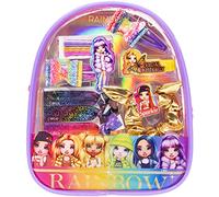 Rainbow High - Townley Girl Mochila cosmética bolsa de regalo de maquillaje incluye accesorios para el cabello y mochila de PVC transparente para niños pequeños, a partir de 3 años, perfecto para fiestas, fiestas de pijamas y cambio de imagen