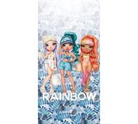 Rainbow High - Violet Ruby Sunny - Toalla de Playa o baño - 100% algodón - Dimensiones 70 x 140 cm
