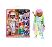 RAINBOW HIGH Watercolour & Create DIY Muñeca de Moda con Acuarelas Lavables y Kit de Tinte - Ojos Verdes, Pelo Liso, Top y Zapatos Extra - Colorea, CREA, Juega, Aclara y Repite - Niños 4-12+ Años