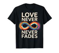 Rainbow Infinity Love Is Love Equality Pride Art Camiseta
