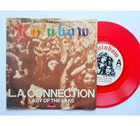 Rainbow LA Connection 7" Polydor 2066968 EX/VG 1978 picture sleeve, red vinyl