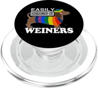 Rainbow LGBT Love Weiners Perros Amor Divertido Hombre Gay Orgullo Diversión PopSockets PopGrip para MagSafe