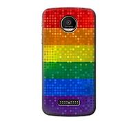 Rainbow LGBT Pride Flag Funda Carcasa Case para Motorola Moto Z Force, Z Play