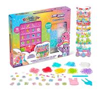 Rainbow Loom: Care Bears Cutetique: Sharing is Caring -16 Charms DIY Kit de pulsera con banda de goma Exclusivo Cheer Bear Loom Fabricaciσn de jo