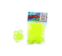 RAINBOW LOOM Elásticas amarillo neón