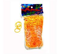 Rainbow Loom Recarga elásticos: naranja fluorescente