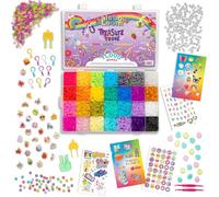 Rainbow Loom Treasure Trove Loom - Kit de pulsera de goma con telar rápido, herramienta de gancho doble y bandas elásticas. Kits de fabricación de joyas para niños de 7 años en adelante