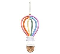 Rainbow Macrame Wall -on Rainbow Wall Pendant Hot Air Balloon