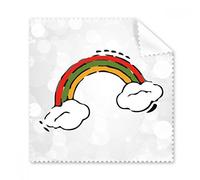 Rainbow meteorológica viento ilustración patrón gafas paño de limpieza paño móvil limpiador de pantalla 5 unidades regalo