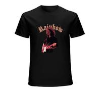Rainbow Monsters Tour Ritchie Blackmore Rock Men T-Shirt Black Unisex Tops Casual tee XXL