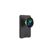 Rainbow Moon Cycle Aries Zodiac PopSockets PopWallet para MagSafe