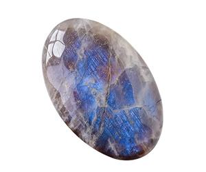 Rainbow Moonstone Gem - Piedra de energía pulida a mano, multiuso