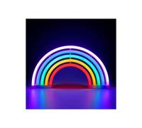 Rainbow Neon Light LED Light Signs Night Lights Indoor Wall Decoration, Battery and USB Powered Neon Lights[297]