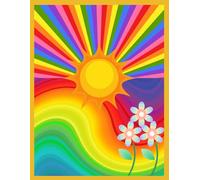 Rainbow Notebook: A fun and colorful (8.5 X 11 in) lined notebook/journal to fill with notes, expressions, thoughts, poetry, stories or letters to friends.