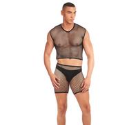 Rainbow Party Conjunto de Lencería Negro L/XL - Marca EAN: 0196018769364