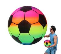 Rainbow Playground Ball - Beautiful Rainbow Fun, Raainbow Sports Balls, Raainbow Playground Ball Set | Swiming Toys Underwater Inflatable Baall, Swimming Pool Party Baall, Beach Pool Accessories
