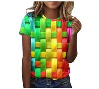 Rainbow Pride Month LGBT Arcoíris Mes del Orgullo Camiseta De Manga Corta con Cuello Y Estampado De para Mujer