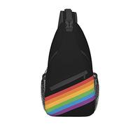 Rainbow Pride Sling Bag Senderismo Mochila Crossbody Hombro Mochila Viaje Chest Pack para Hombres Mujeres