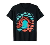 Rainbow Reef Parade Kids Ocean Science Colors Aula Stem Camiseta