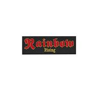 Rainbow Rising parche patch bordado con logotipo para planchar de hierro en apliques