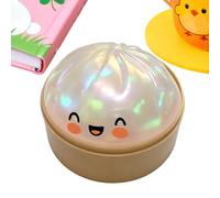 Rainbow Sensory Squeeze Toy, Glitter Giant Dumpling Ball, Funny Handheld Ball, Comfortable Handheld Play Tool, Durable Relaxing Toy, Portable Sensory Toys for Home Office Classroom Work