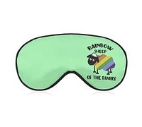 Rainbow Sheep of The Family LGBT Pride Antifaz para dormir con correa ajustable Soft Eye Cover Blackout Blindfold para viajes Relax Nap