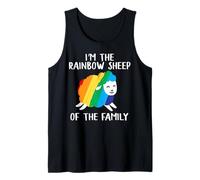 Rainbow Sheep Queer Lesbianas Gay CSD Orgullo Fiesta Wear LGBT Camiseta sin Mangas