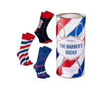 Rainbow Socks - Barber Socks Box - Novelty Barbero Calcetines para Hombre - Novlety Regalo Calcetines para Peluqueros y Barberos - 3 Pares, Calcetines de peluquería, 47-50