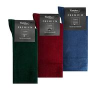 Rainbow Socks - Hombre Elegantes Calcetines Antibacterianos con Iones de Plata Botella Verde Rojo Oscuro Jeans de Colores - Talla 42-43