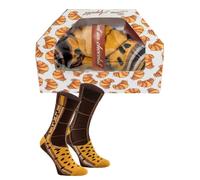 Rainbow Socks - Hombre Mujer Calcetines Croissant Graciosos - 1 Par - Croissant de Chocolate - Talla 41-46