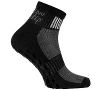 Rainbow Socks - Hombre Mujer Deporte Calcetines Antideslizantes ABS de Algodón - 1 Par - Negro - Talla 44-46